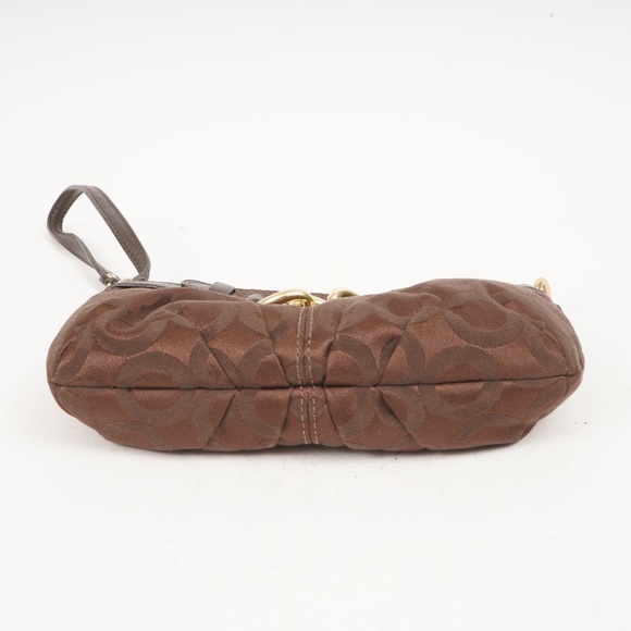 NWT $98 Coach Brooke Op Art Brown/Ebony Wristlet 43105 BBREB - Picture 8 of 12